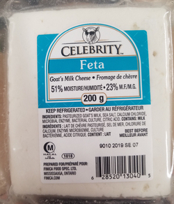 Goat Cheese - Feta (Celebrity)